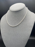 3mm Silver Rope Chain Rope Chain