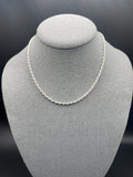 3mm Silver Rope Chain Rope Chain