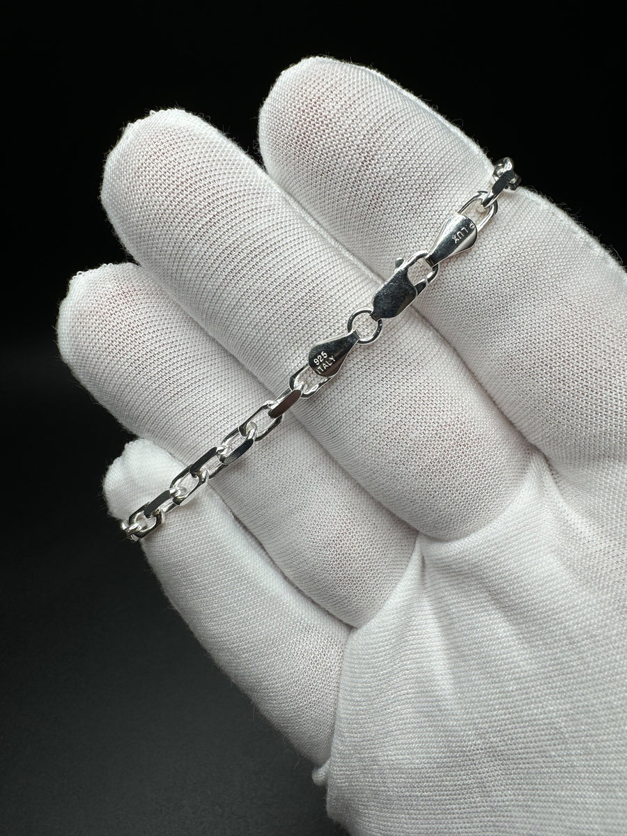 3.5mm 925 Silver Heavy Anchor Link Chain | Ott Family Jewelry