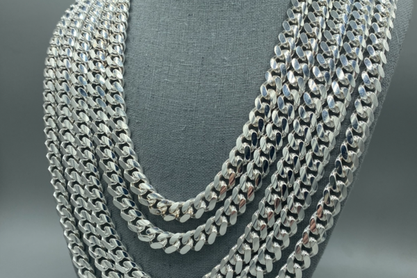 925 sterling silver Cuban link chain — Ott Family Jewelry silver vs gold buying guide