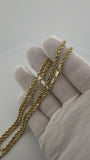 24" 14K Yellow Gold Rope 3mm 19.1g
