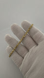 8" 14K Yellow Gold Rope 3.5mm 9.4g