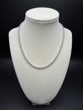 16" Silver 2mm 9ctw Moissanite Tennis Chain 19.2g