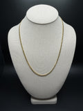 20" 14k Yellow Gold Cuban 3mm 14.95g