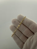 7 inch 3mm paperclip bracelet in 14K yellow gold, 1.12g - Ott Family Jewelry