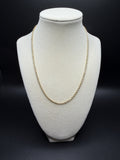 18" 2.5mm 14K yellow gold rope chain, 8.44g – Ott Family Jewelry (1)