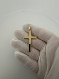 2 inch Latin cross pendant in 14K yellow gold, 3.13g - Ott Family Jewelry