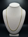 24" 10k Yellow Gold Cuban 4mm 25.53g