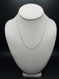 17" 1.2mm 14K yellow gold fancy anchor chain, 2.2g – Ott Family Jewelry (1)