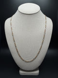 Pre-Owned 26" 14k Tri-Color Gold Figaro 4mm 13.0g