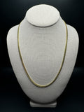 22" 10k Yellow Gold Cuban 4mm 24.0g