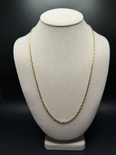 24" 14K Yellow Gold Heavy Fancy Anchor 2.5mm 16.1g