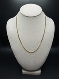20" 3mm solid 14K yellow gold Cuban link chain, 13.7g – Ott Family Jewelry (1)