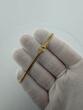7" 14k Yellow Gold Cuban 3mm 5.72g