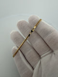 7" 14k Yellow Gold Cuban 2.7mm 4.3g