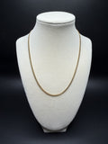 18" 10k Yellow Gold Cuban 2.5mm 8.62g