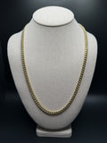 24" 14k Yellow Gold Cuban 6mm 13.7g