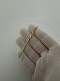 7" 2.5mm solid 10K yellow gold Cuban link bracelet, 3.0g – Ott Family Jewelry (1)