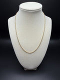 18" 2mm 14K yellow gold rope chain, 6.93g – Ott Family Jewelry (1)