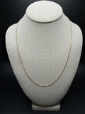 22" 14k Yellow Gold Paperclip 2mm 3.24g