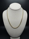 20" 14k Yellow Gold Cuban 4mm 25.14g