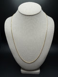 24" 14k Yellow Gold Rounded Box 1.5mm 3.6g
