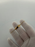 5.5-6.25" 14K Yellow Gold Box Link Baby ID Bracelet 5mm 2.0g