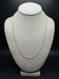 22" 14K Yellow Gold Bismark 2mm 4.5g