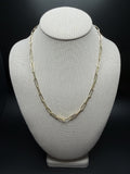 20" 14k Yellow Gold Paperclip 4.5mm 6.72g