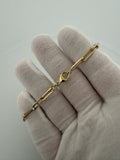 7.5" 14K Yellow Gold Paperclip 4.5mm 4.04g