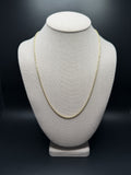 22" 2.5mm 14K yellow gold rope chain, 10.65g – Ott Family Jewelry (1)