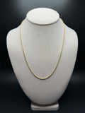 20" 14k Yellow Gold Rope 2mm 7.56g