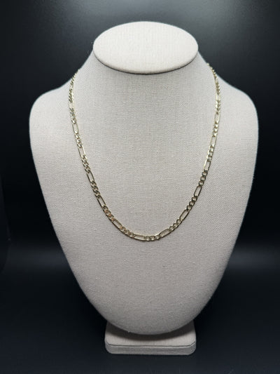 20" 14K Yellow Gold Figaro 4mm 10.81g