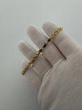 8.5" 14K Yellow Gold Rope 5mm 4.14g