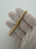 7.25" 14K Yellow Gold Cuban 5mm 16.2g
