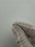 3.5mm 10k White Gold Ball Studs 0.2g