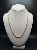 22" 3.5mm 14K yellow gold Franco chain, 48.2g – Ott Family Jewelry (1)