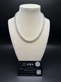 16" 5mm silver moissanite tennis chain, 34ctw D VVS1, 27.5g – Ott Family Jewelry (1)