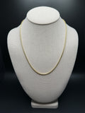 20" 14k Yellow Gold Franco 2.2mm 15.12g