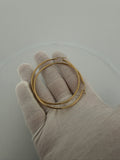 60mm 14K Yellow Gold Hoops 3.0g