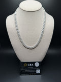 20" 8mm silver moissanite Cuban chain, 12.6ctw D VVS1, 58.2g – Ott Family Jewelry (1)