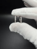 15mm Silver .25ctw VS/VVS Lab Diamond Huggies 1.8g