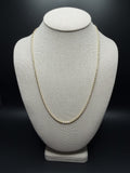 22" 2.5mm 14K yellow gold rope chain, 10.7g – Ott Family Jewelry (1)