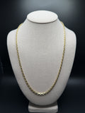 24" 14K Yellow Gold Herme$ 3.5mm 32.0g