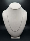 22" 14k White Gold Box 1.2mm 4.62g