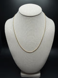 20" 14K Yellow Gold Rounded Box 2mm 4.3g