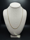 22" 2.5mm solid 14K yellow gold Cuban link chain, 10.45g – Ott Family Jewelry (1)