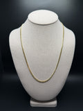 22" 3mm solid 14K yellow gold Cuban link chain, 15.0g – Ott Family Jewelry (1)