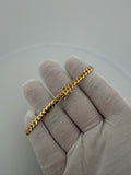 7.25" 14K Yellow Gold Cuban Bracelet 5mm 15.0g