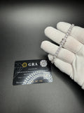 8" 4mm silver moissanite tennis bracelet, 14.09ctw D VVS1, 12.9g – Ott Family Jewelry (1)
